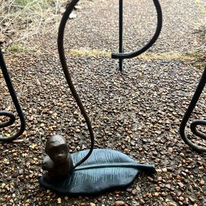 cast iron monkey banana holder.